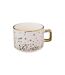 Lot de 4 Mugs sur Rack Etoiles 17cl Blanc & Bleu