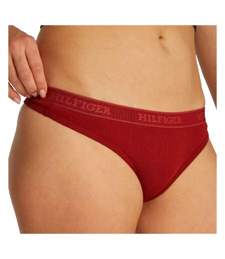 String Rouge Femme Tommy Hilfiger ThongR - L