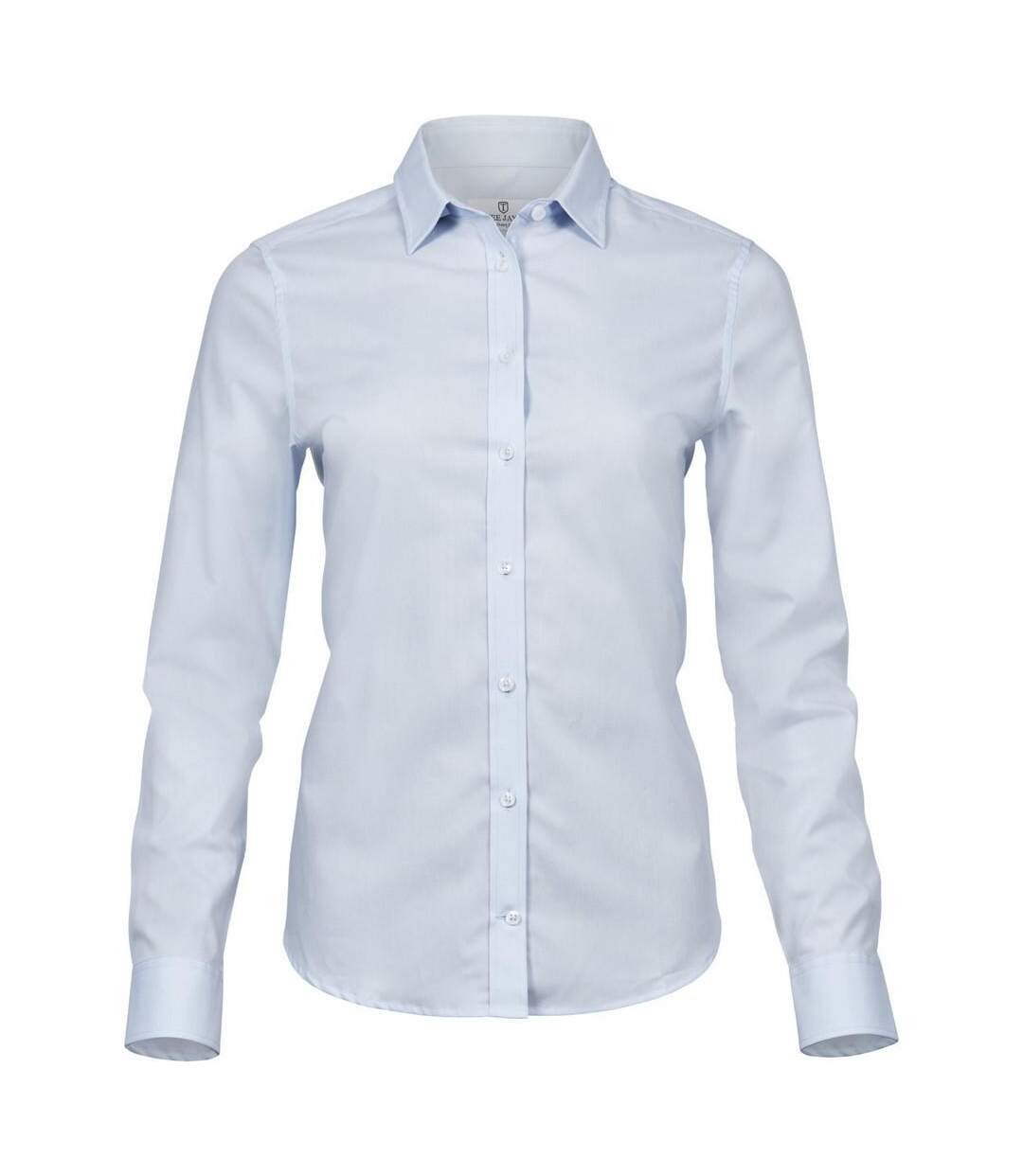 Chemisier Luxury Femme Bleu Clair Tee Jays-1