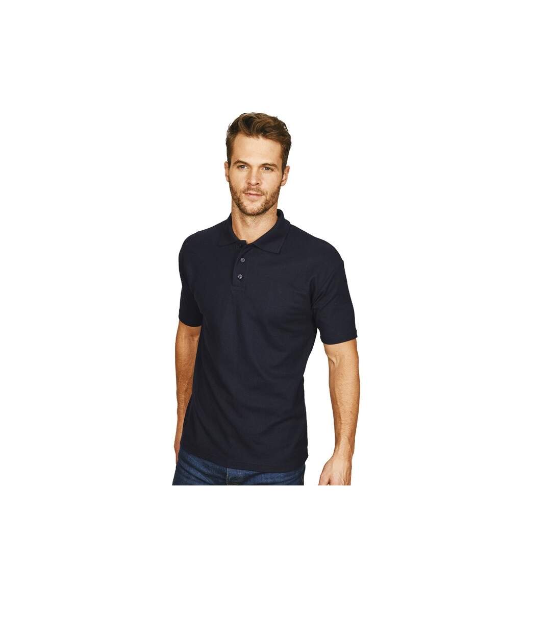 Casual Classic Mens Pique Polo (Navy)