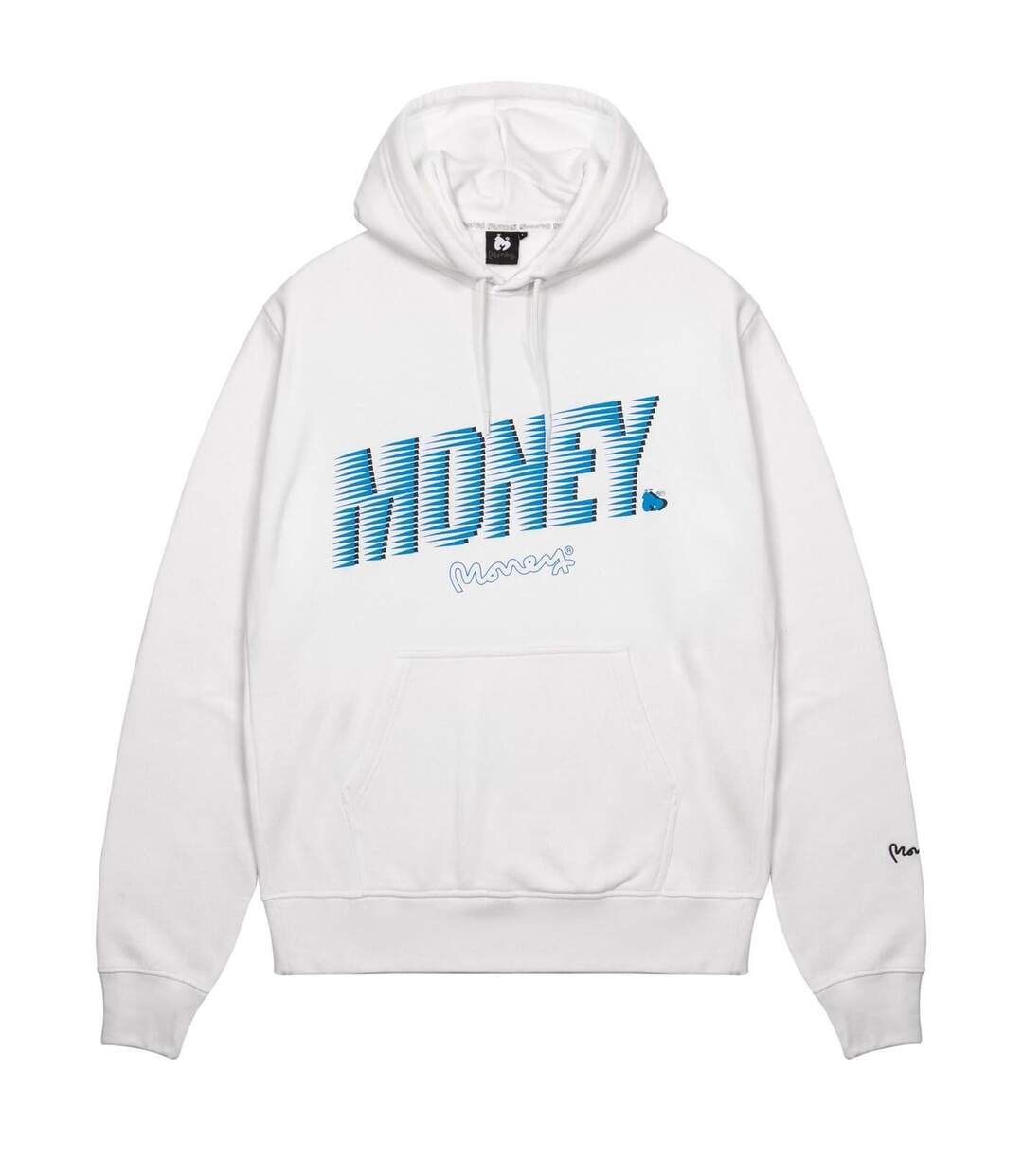 Sweat À Capuche Motif/style Grand Singe Zoom Homme Blanc Money-1