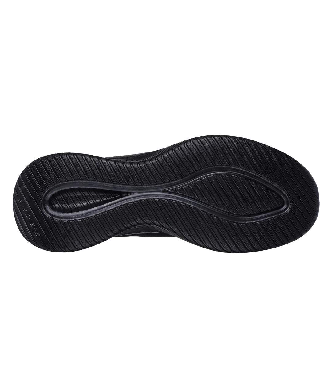 Mens Ultra Flex 3.0 Right Away Wide Trainers Black Skechers-4
