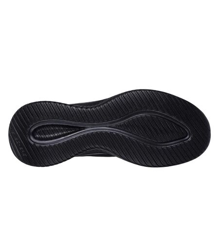 Mens Ultra Flex 3.0 Right Away Wide Trainers Black Skechers