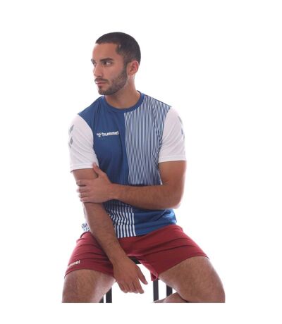 T-shirt Mexico Homme Bleu Blanc Hummel