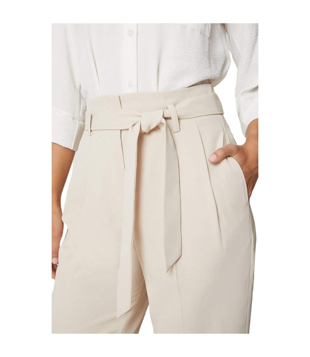 Pantalon femme brun-beige Principles-3