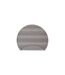 Tapis Rond Imprimé Sishu 200cm Gris-2
