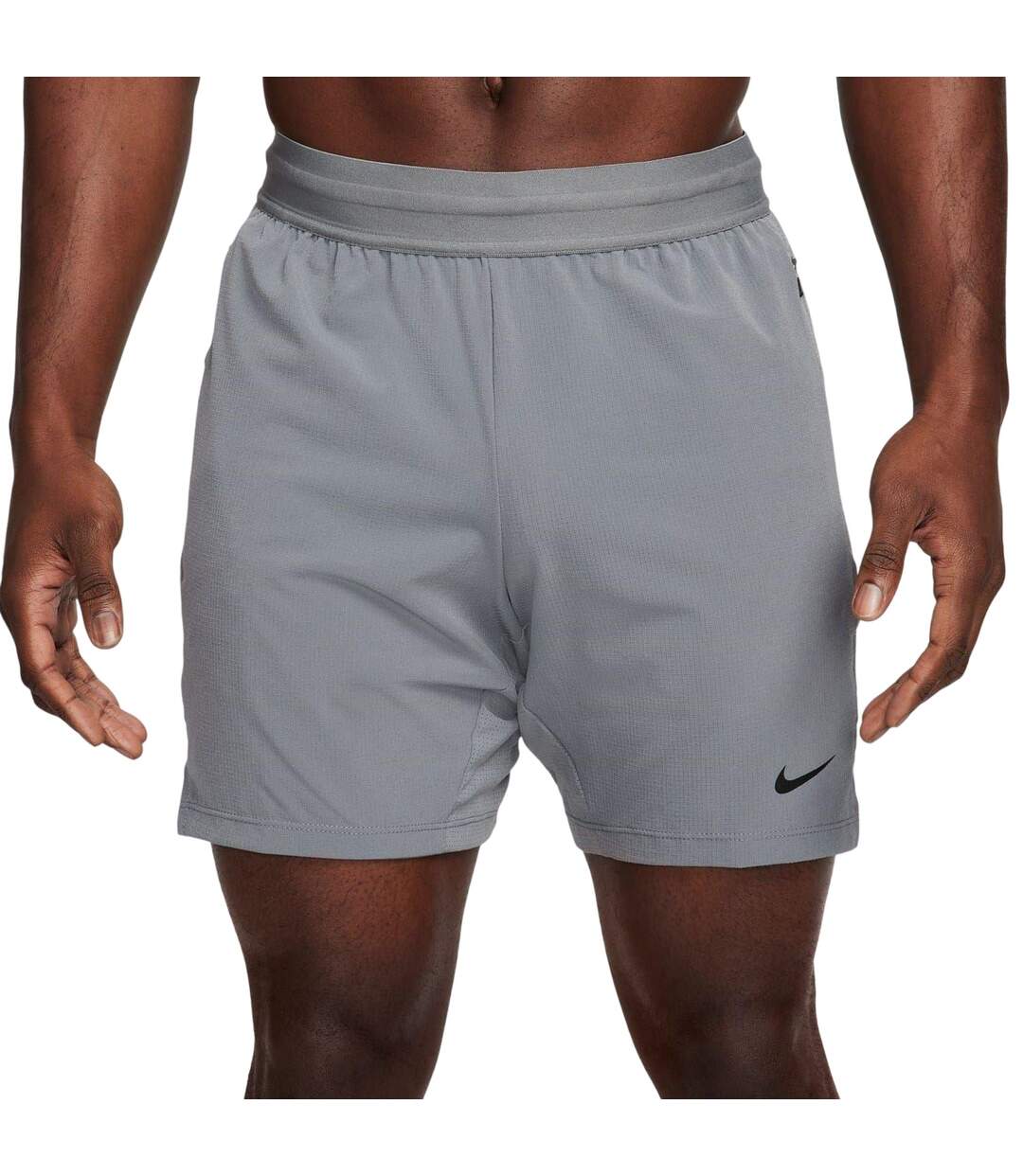 Mens Pro Rep Flexible Dri-fit Shorts Grey Nike-2