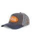 Casquette Baseball JackGmo Gris Logo Orange