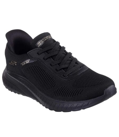 Womens/ladies bobs squad chaos current muse sports trainers black Skechers
