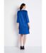 Robe ample courte en tissu suédé uni-2