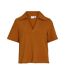 T-shirt orange femme vila vialos-1