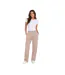 Womens/ladies Ribbed Wide Leg Sweatpants Mocha I Saw It First-1