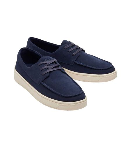 Toms Mens London Suede Loafers (Navy) - UTFS10639
