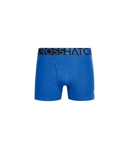 Pack Of 3  Mens Typan Boxer Shorts  Blue Crosshatch