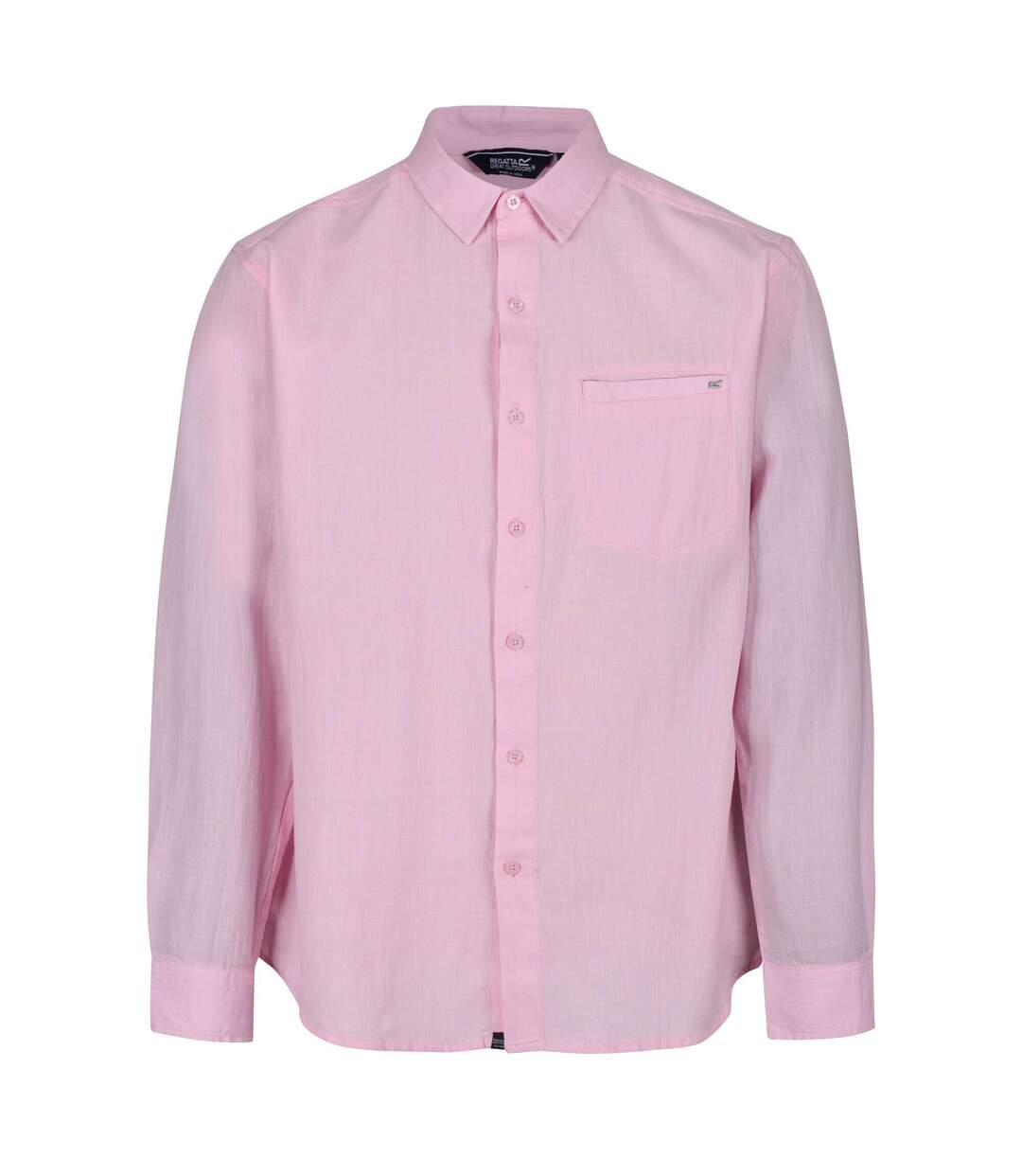 Regatta Mens Bard Coolweave Long-Sleeved Shirt (Pink)