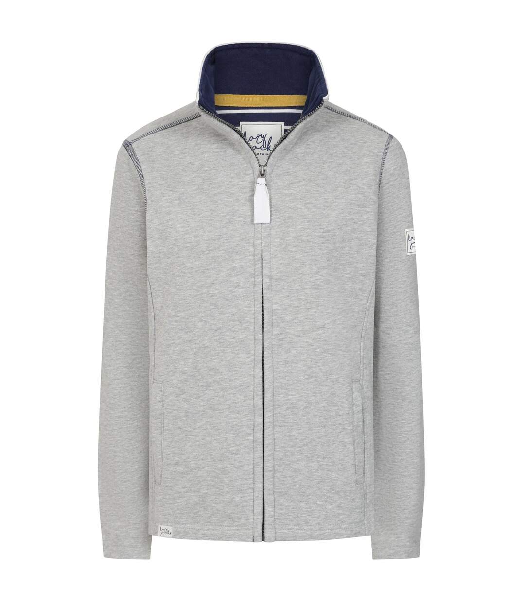 Sweat Motif/style Logo Femme Gris Chiné Lazy Jacks-1