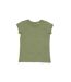 T-shirt Femme Vert Kaki Clair Mantis-1