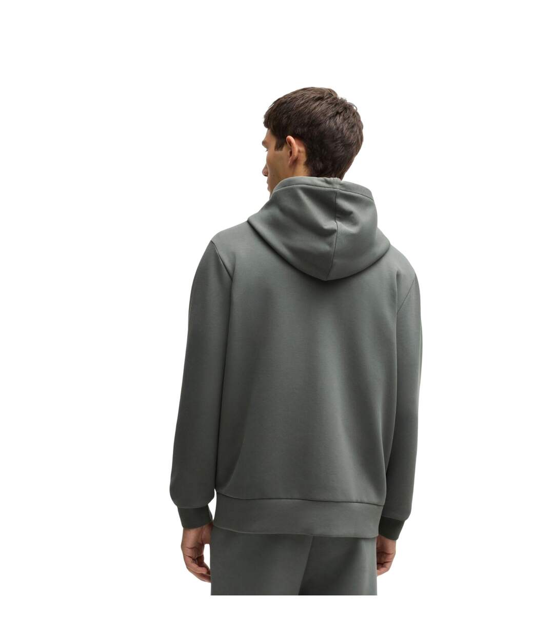 Veste À Capuche Saggy Homme Gris Boss-3