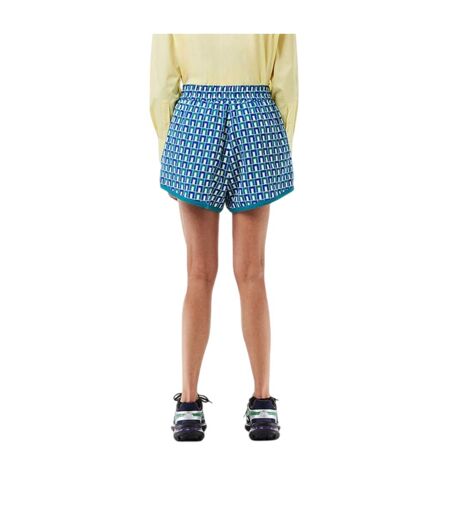 Womens/ladies Geometric Pattern Shorts Multicoloured Lacoste