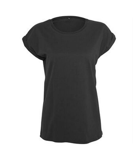 Build Your Brand Womens/Ladies T-Shirt (Black) - UTRW7714