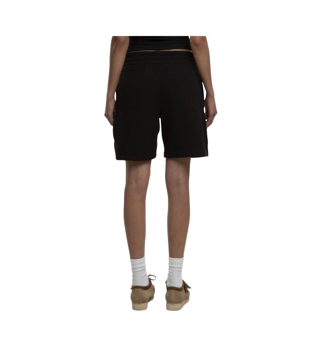 Short De Jogging Basic Femme Noir Build Your Brand-2