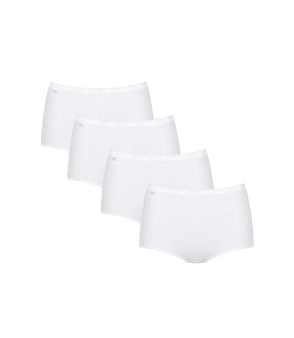 Pack x4 slips taille haute BASIC PLUS Sloggi