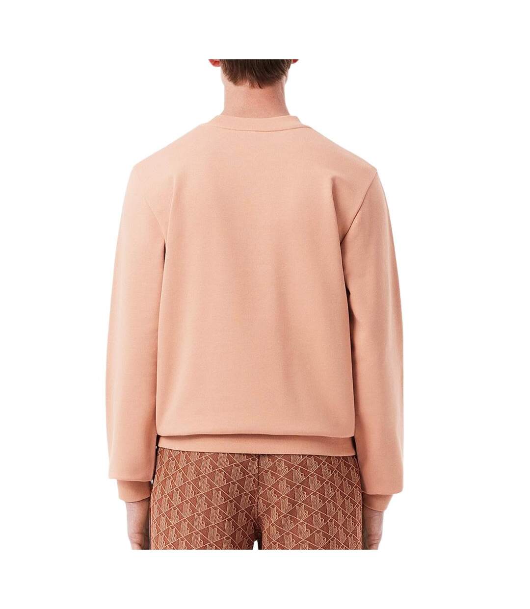 Sweat rose homme lacoste fleece-2