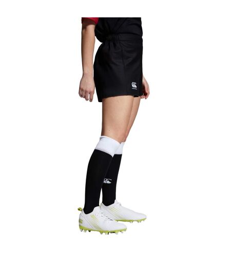 Womens/ladies Yokohama Shorts Black Canterbury