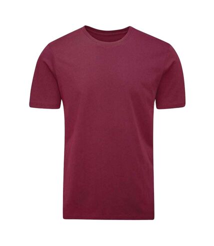 T-shirt organique hommes bordeaux Mantis