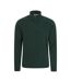 Mens Camber Ii Half Zip Fleece Top Dark Green Mountain Warehouse-1