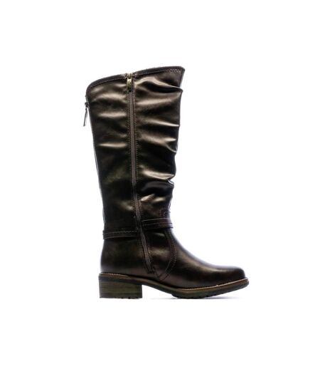 Bottes marron femme relife jarkot