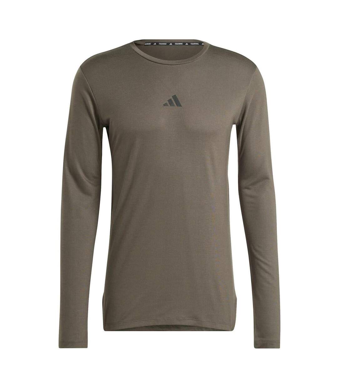 T-shirt Manches Longues Homme Kaki Noir Adidas-2