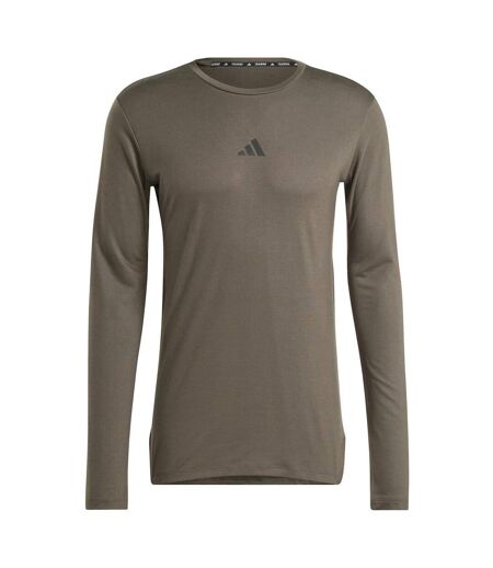 T-shirt Manches Longues Homme Kaki Noir Adidas