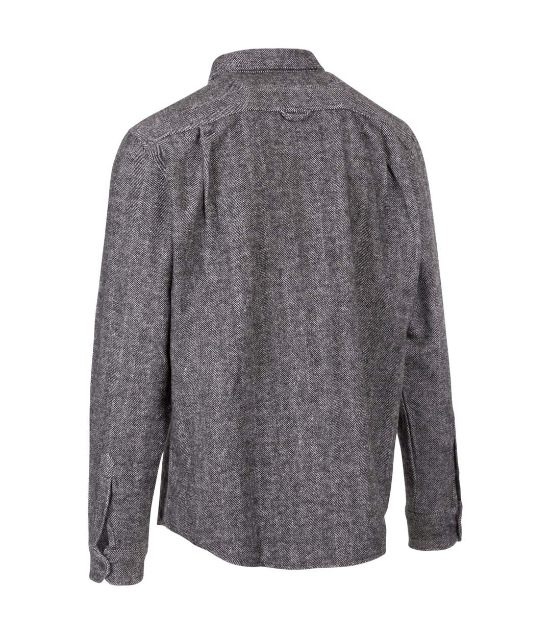 Chemise Manches Longues Motif/style Chevrons Homme Gris Chevrons Trespass-2