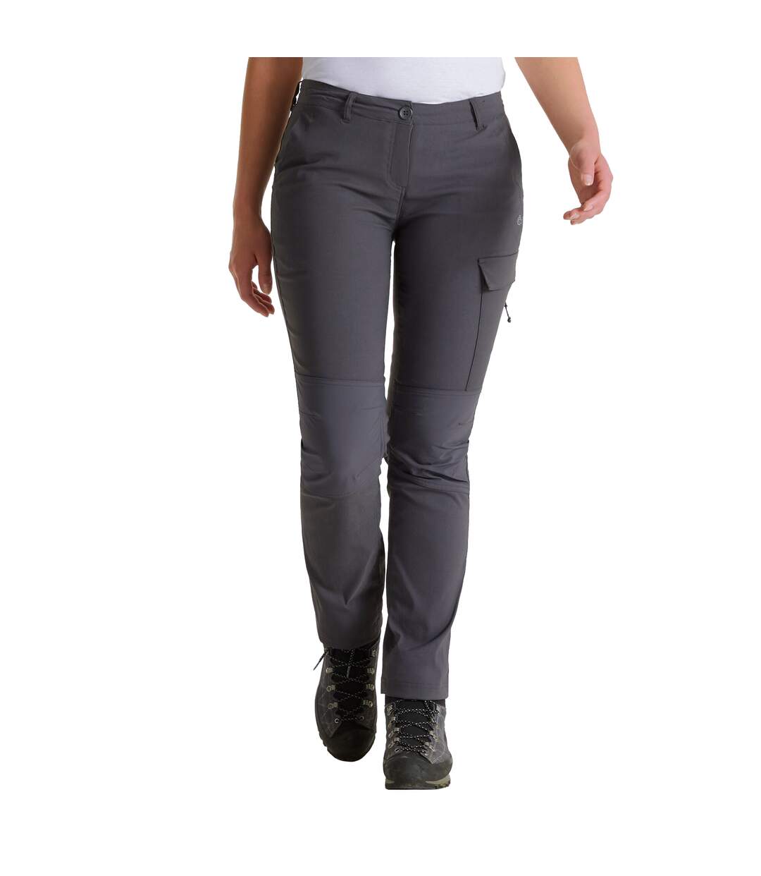 Pantalon kiwi pro expedition femme gris foncé Craghoppers-1