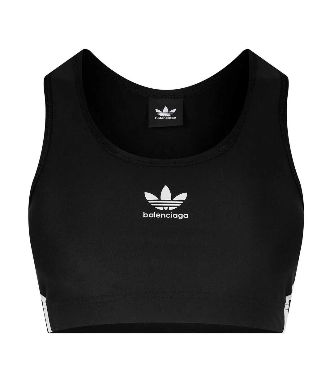 Brassière De Sport Motif/style Adidas Femme Noir Blanc Balenciaga-2