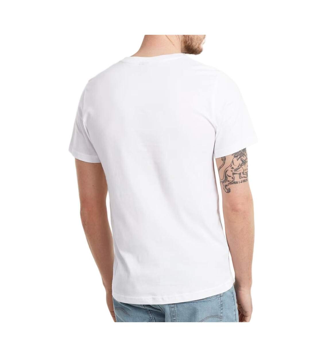 T-shirt blanc homme g-star raw d25949 dgr-2