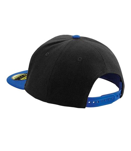 Casquette Ajustable Noir Bleu Roi Vif Beechfield