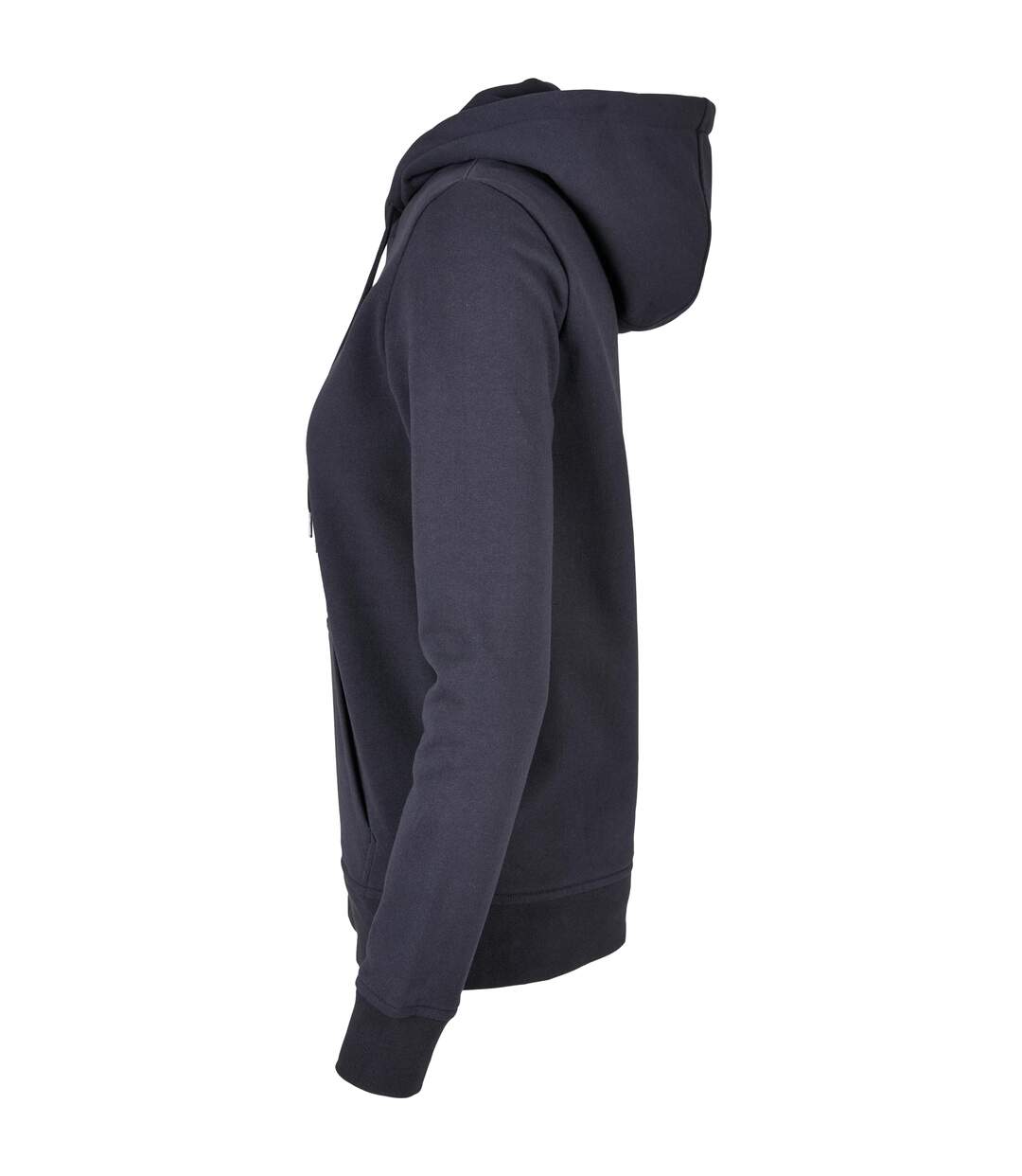 Sweat À Capuche Basic Femme Bleu Marine Build Your Brand-3
