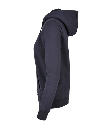 Sweat À Capuche Basic Femme Bleu Marine Build Your Brand
