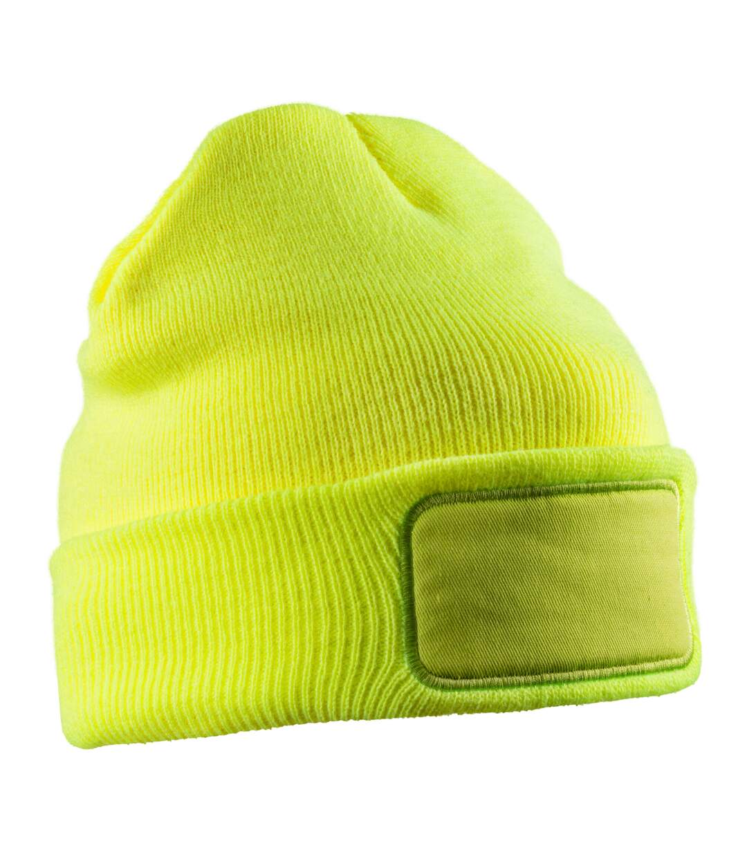 Bonnet adulte jaune fluo Result