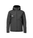 Mens Customised Stretch Hooded Soft Shell Jacket Black Mascot-1