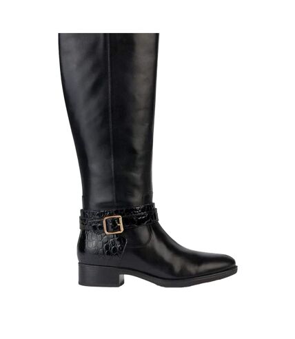 Bottes mi-mollet felicity femme noir Geox