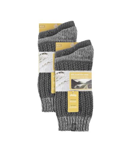 Ladies 4 Pack Wool Boot Socks | Casual Cable Knit Socks for Winter