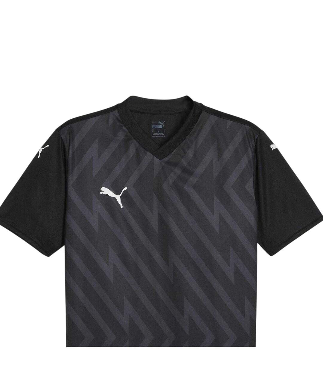 Mens Teamglory Jersey T-shirt Black White Puma-3