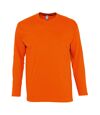 SOLS Monarch - T-shirt à manches longues - Homme (Orange) - UTPC313