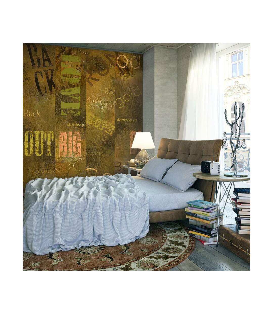 Papier Peint Concrete Epigraph 50x1000cm-1
