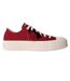 Chaussures À Plateforme Chuck Taylor Femme Rouge Converse-1