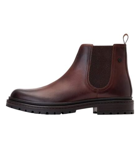 Bottines Chelsea Walsh Homme Marron Base London