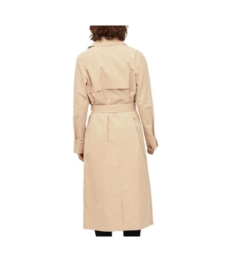 Trench Long Beige Femme Vila Mersin - 34